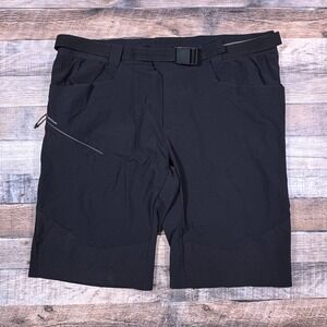 Decathlon Quechua MH500 Mens Hiking Shorts Black Stretch Trekking Size L/XL